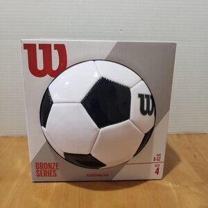 Wilson Bronze Series Soccer Ball Size 4 Age‎ 8-12 New